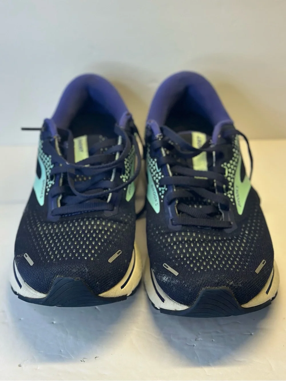 Brooks Ghost 14 Blue Running Shows Women’s Size 9 Wide 1203561D446 Teal